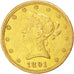 UNITED STATES, Coronet Head, $10, Eagle, 1891, U.S. Mint, KM #102, EF(40-45),...