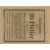 Geldschein, Österreich, Handenberg, 20 Heller, village, 1920 UNZ- Mehl:FS 347a