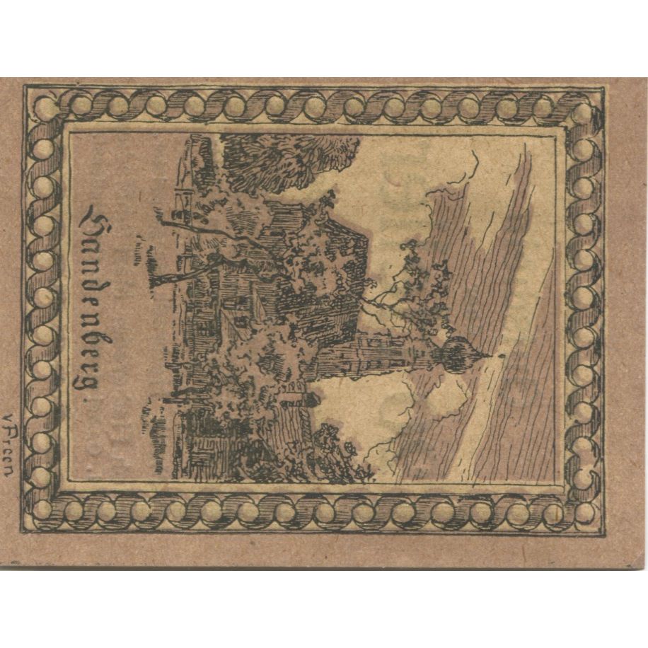 Geldschein, Österreich, Handenberg, 20 Heller, village, 1920 UNZ- Mehl:FS 347a