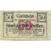 Banconote, Austria, Haag, 50 Heller, Texte 1920-12-31, SPL Mehl:FS 318VIb
