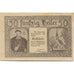 Biljet, Oostenrijk, Holzhausen, 50 Heller, Eglise 1920-09-30, SUP Mehl:FS 396a