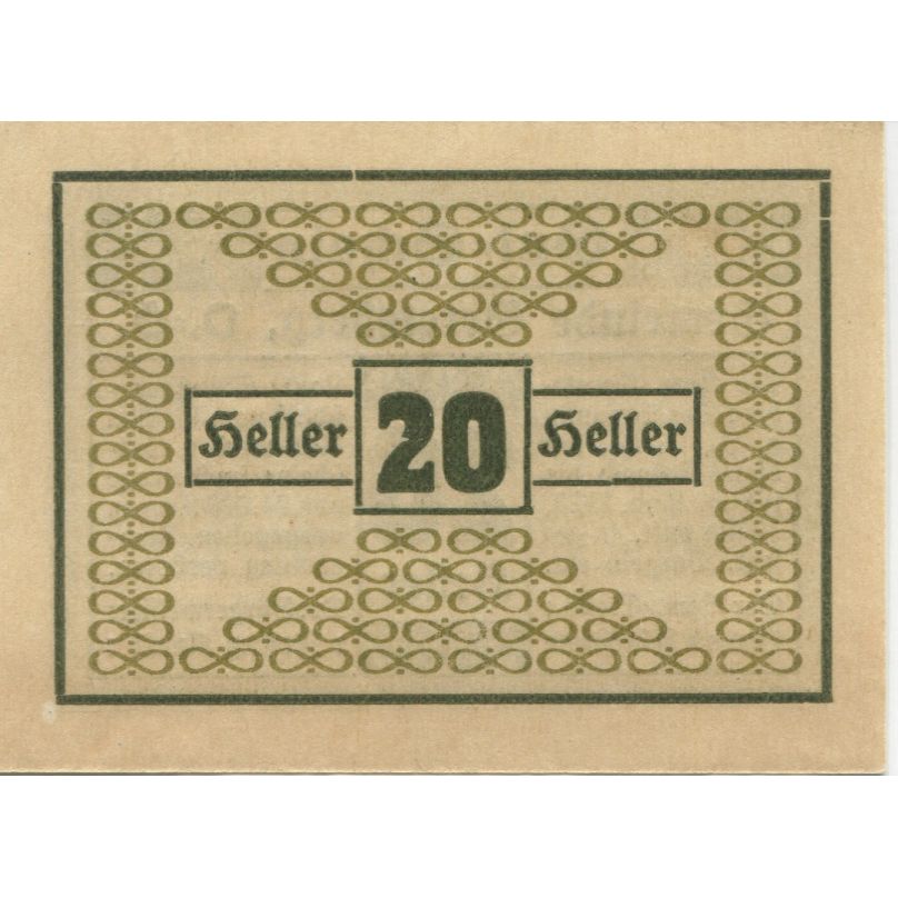 Banconote, Austria, Geretsberg, 20 Heller, Texte 1920-11-30, SPL Mehl:FS 231a