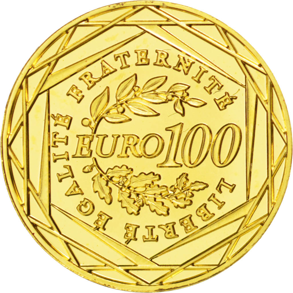 FRANCE, 100 Euro, 2008, Paris, KM #1536, MS(63), Gold, 15, 3.10