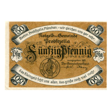 Banknote, Germany, Probstzella, 50 Pfennig, Eglise, 1921, UNC(63), Mehl:1078.1