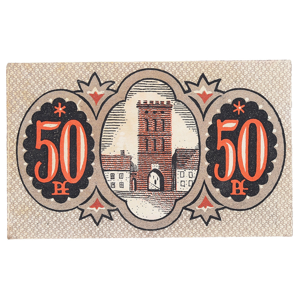 Banknote, Germany, Oels, 50 Pfennig, Blason, 1920, AU(55-58), Mehl:O12