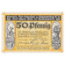 Billet, Allemagne, Schweich, 50 Pfennig, pont 1920-10-01, SPL Mehl:1209.3