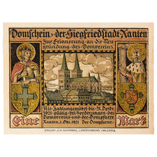 Banknote, Germany, Xanten, 1 Mark, chevalier, 1921, UNC(63), Mehl:1464.1