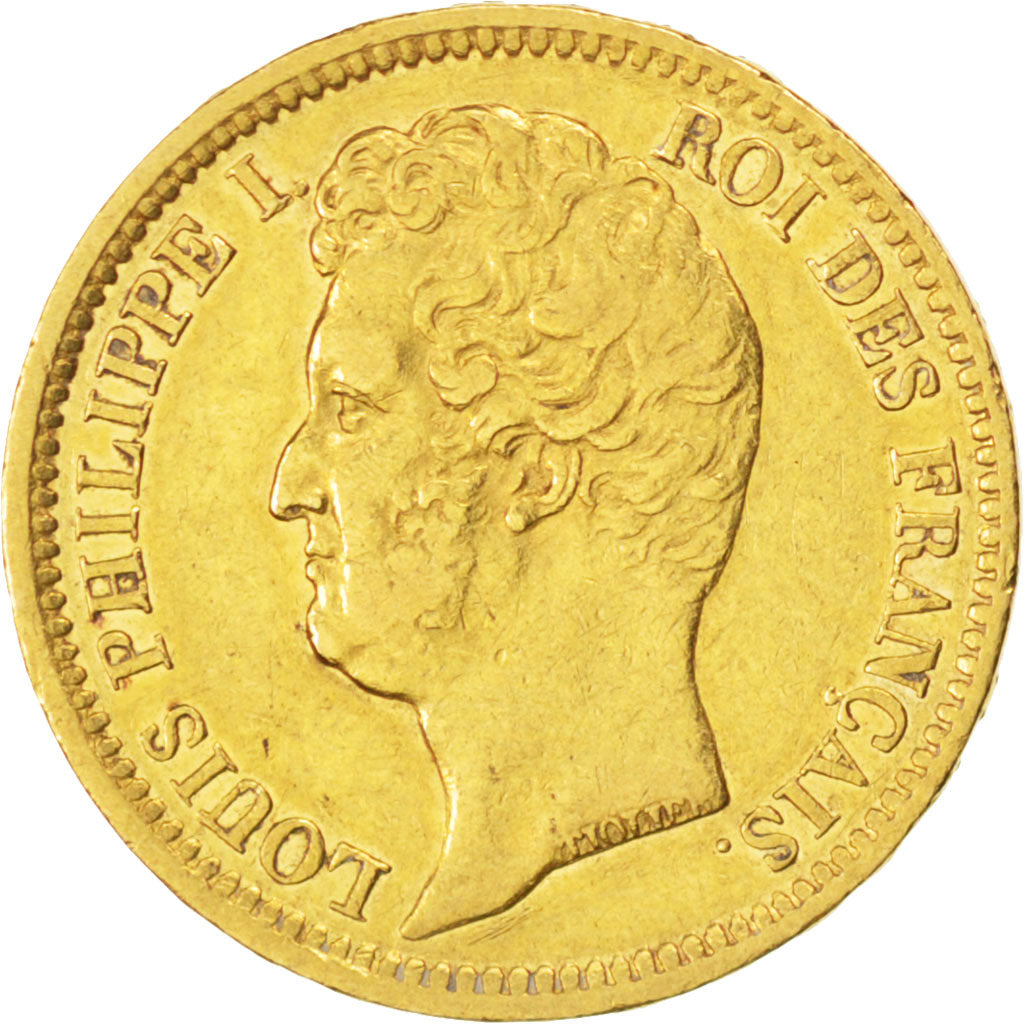FRANCE, Louis-Philippe, 20 Francs, 1831, Paris, KM #746.1, EF(40-45), Gold,...