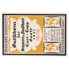 Banknote, Germany, Soest, 50 Pfennig, Maison, 1921, UNC(63), Mehl:1234.1