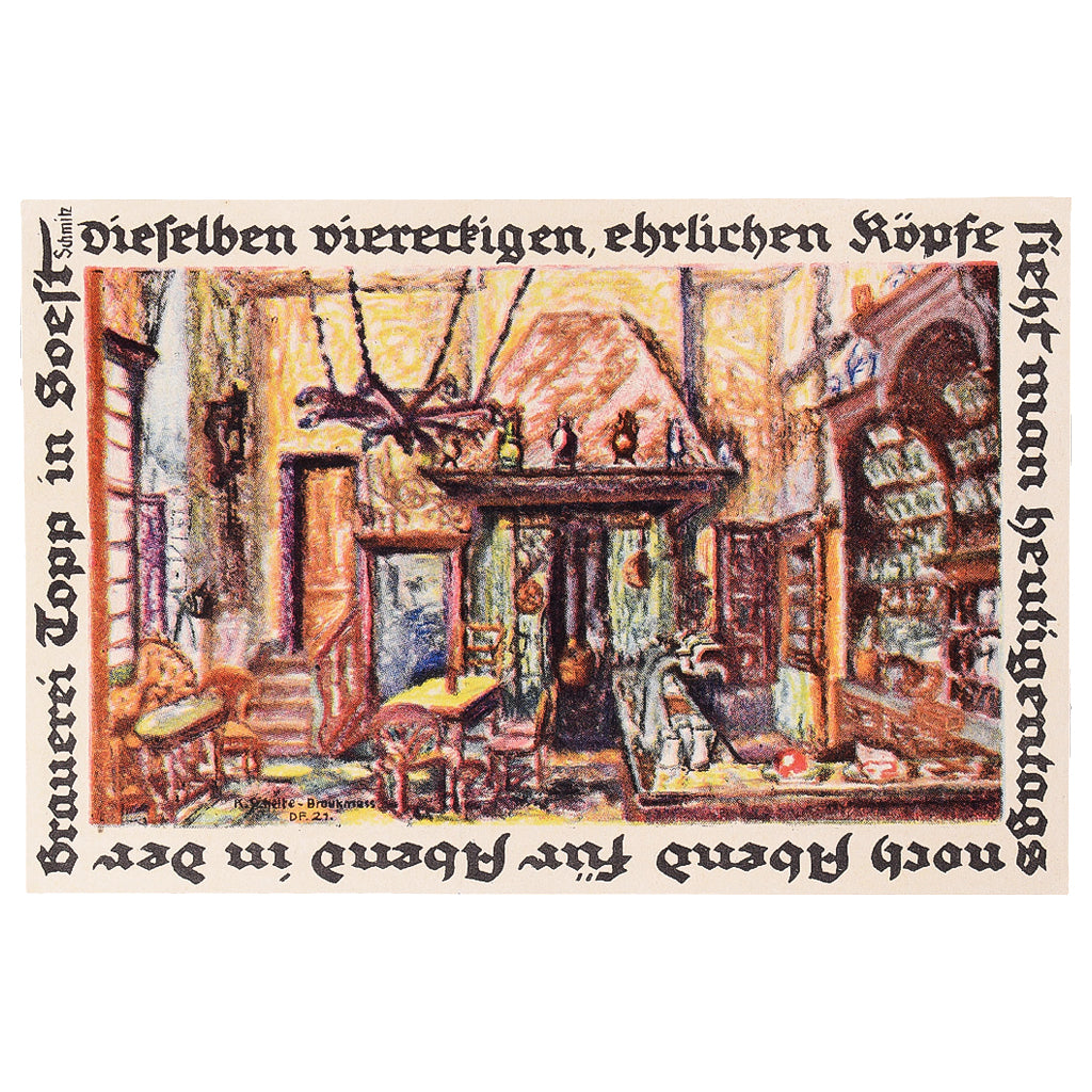 Banknote, Germany, Soest, 50 Pfennig, Maison, 1921, UNC(63), Mehl:1234.1