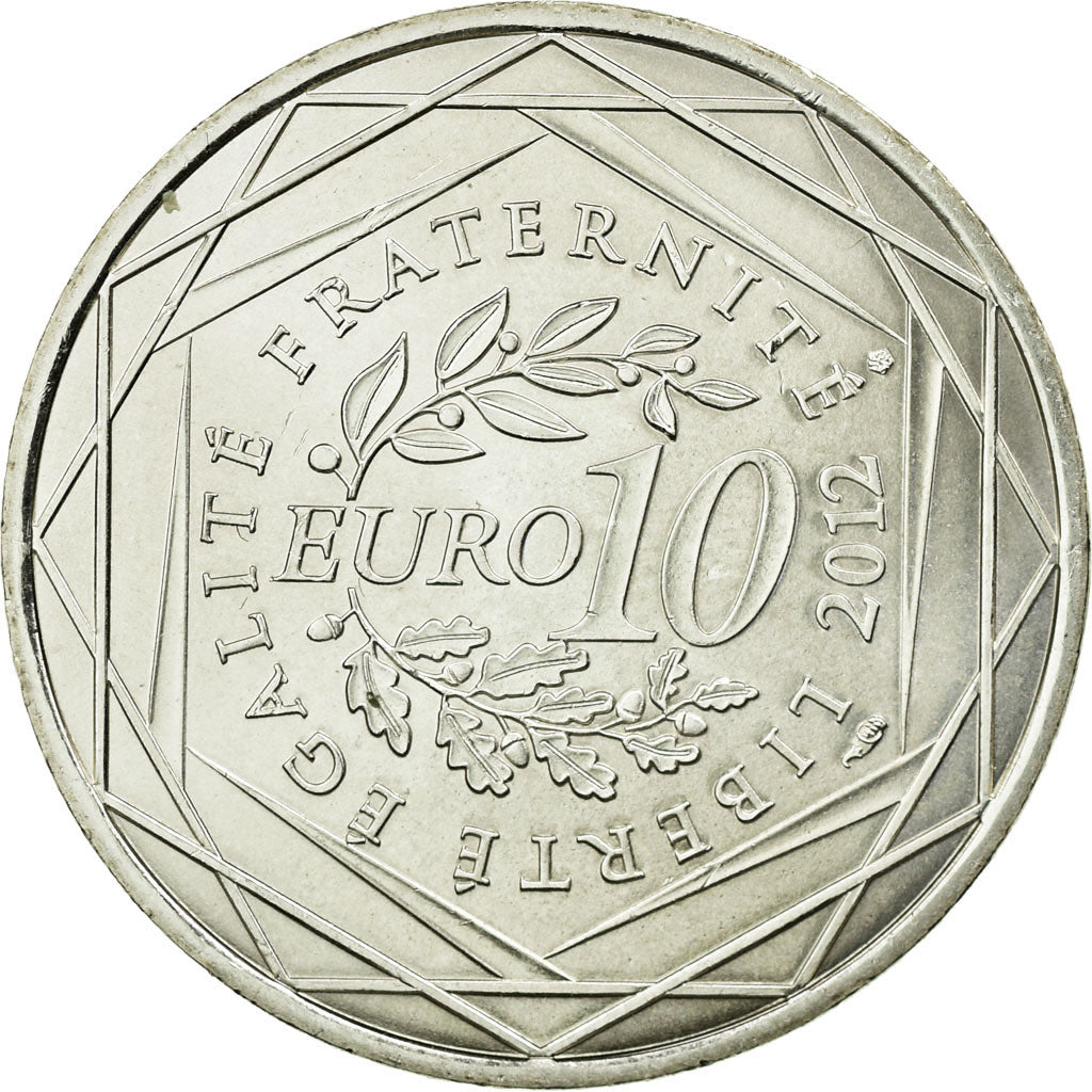 Coin, France, 10 Euro, 2012, MS(63), Silver, KM:1870
