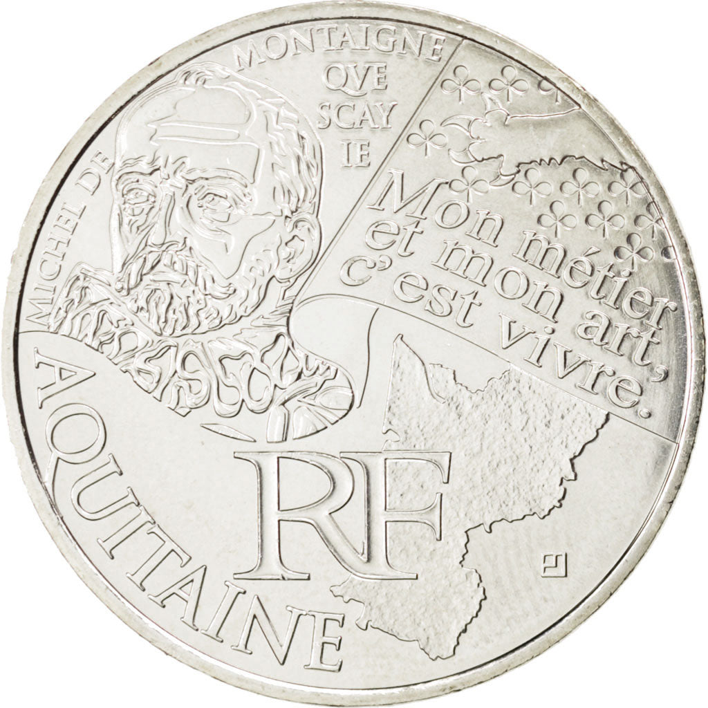 FRANCE, 10 Euro, 2012, Paris, KM #1863, MS(63), Silver, 29, 10.00