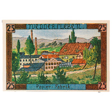 Banknote, Germany, Weddersleben, 25 Pfennig, Usine, 1921 UNC(63) Mehl:1386.2a