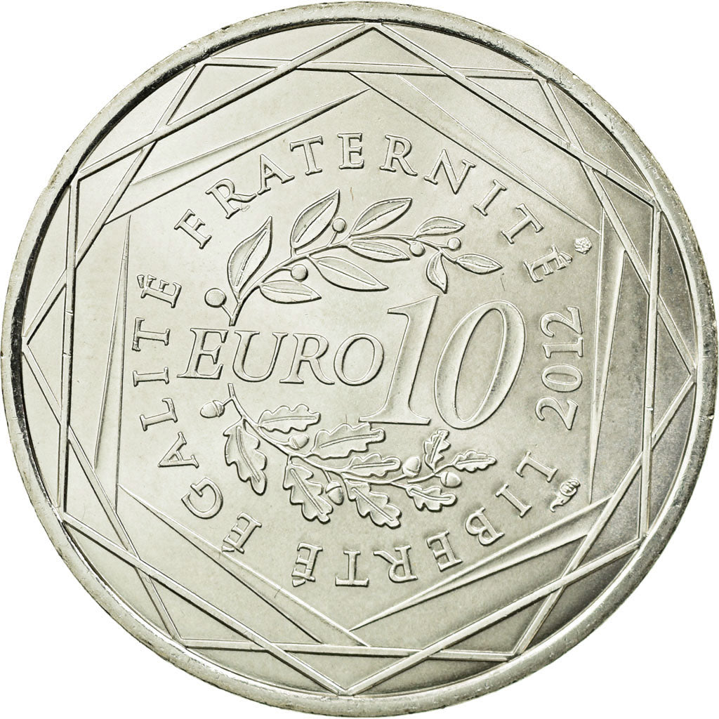 Coin, France, 10 Euro, 2012, MS(63), Silver, KM:1869