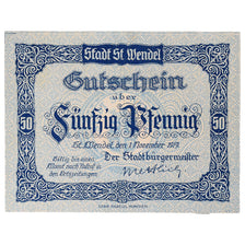 Banknote, Germany, Wendel, 50 Pfennig, Texte, 1919 UNC(63) Mehl:S14.1a