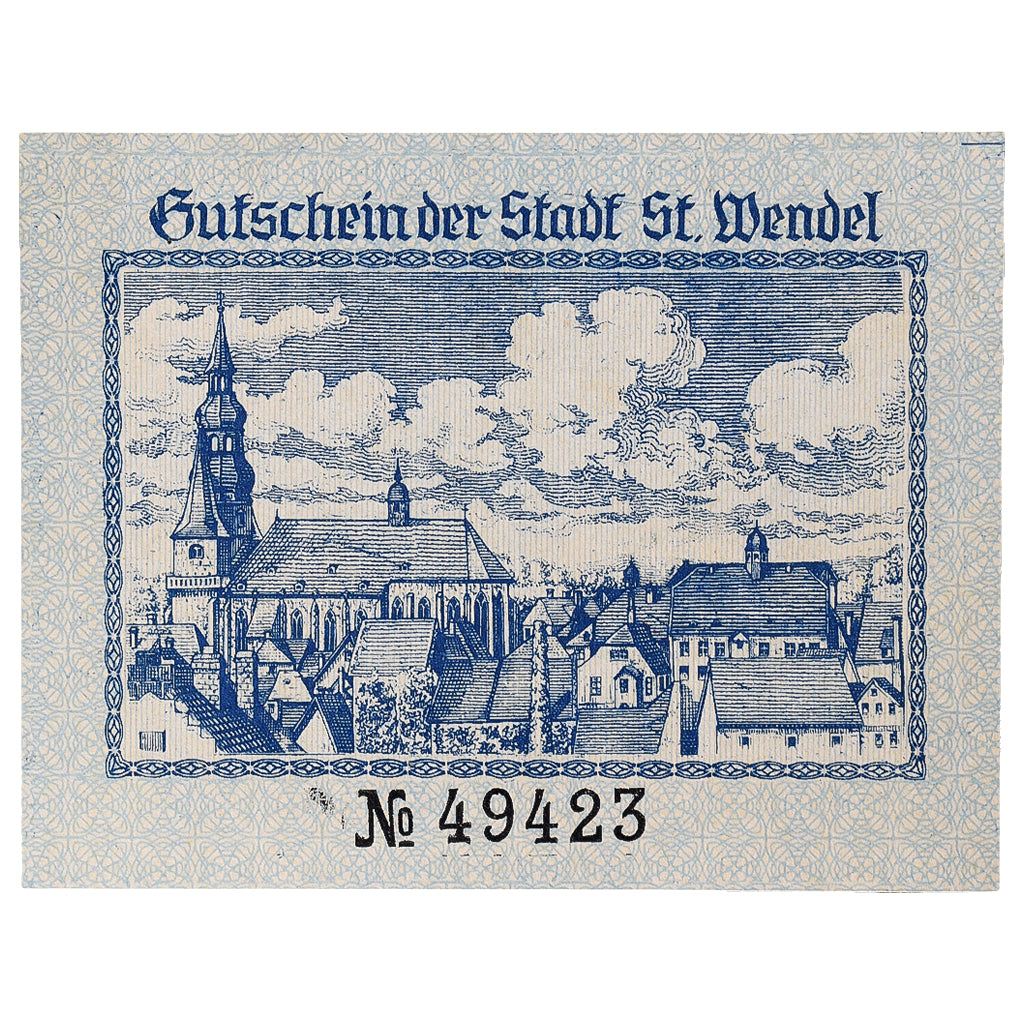 Banknote, Germany, Wendel, 50 Pfennig, Texte, 1919 UNC(63) Mehl:S14.1a