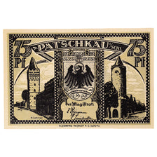 Banknote, Germany, Patschkau, 75 Pfennig, aigle, 1922, UNC(63), Mehl:1052.2