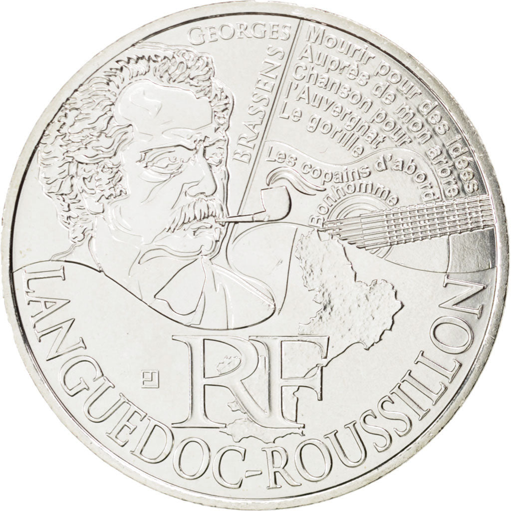 FRANCE, 10 Euro, 2012, Paris, KM #1877, MS(63), Silver, 29, 10.00