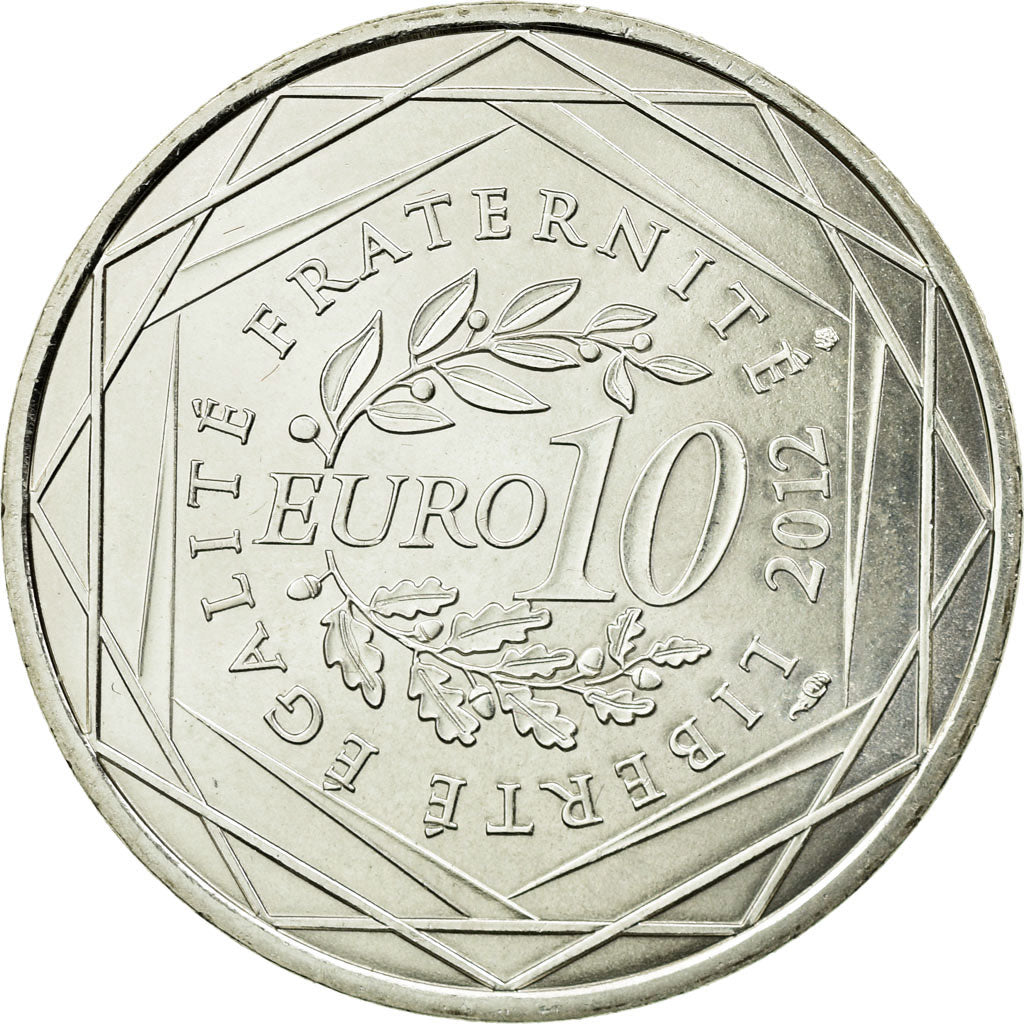 Coin, France, 10 Euro, 2012, MS(63), Silver, KM:1883