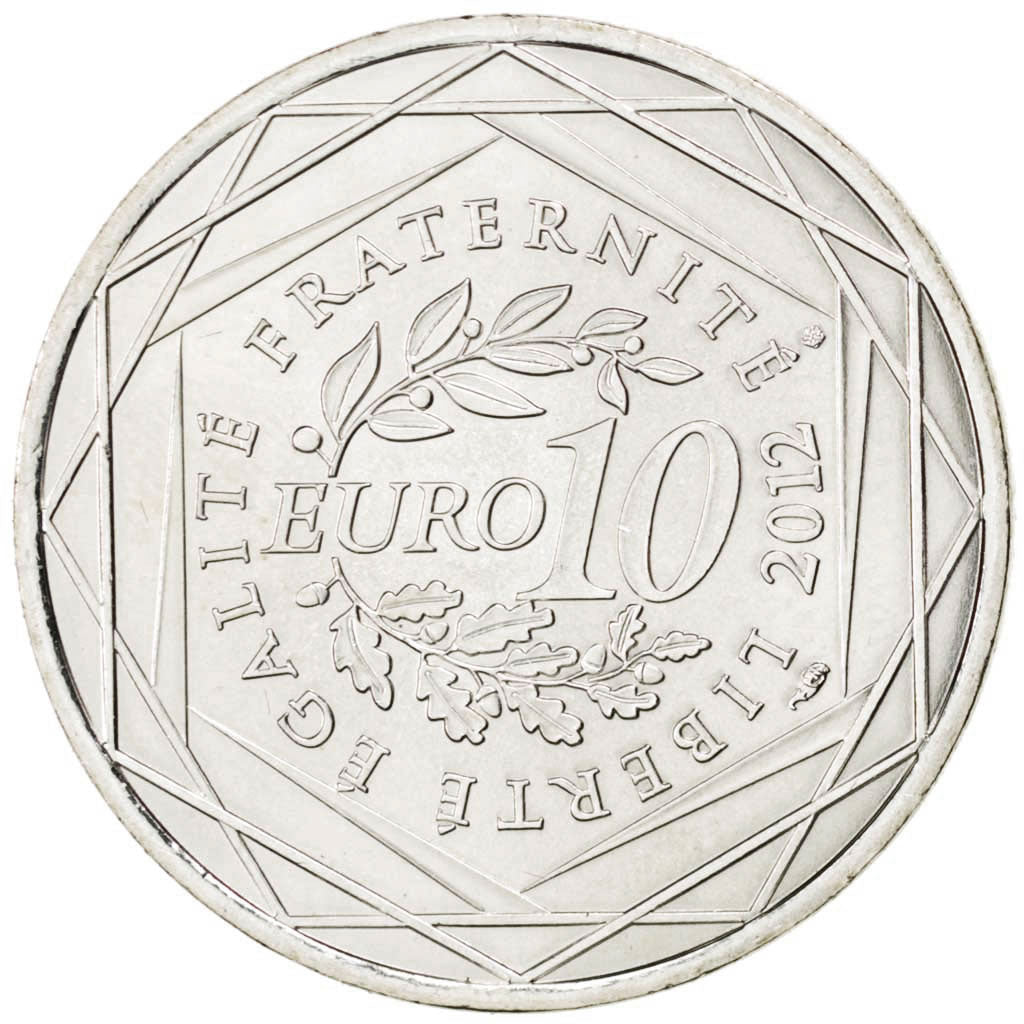 FRANCE, 10 Euro, 2012, Paris, KM #1886, MS(63), Silver, 29, 10.00