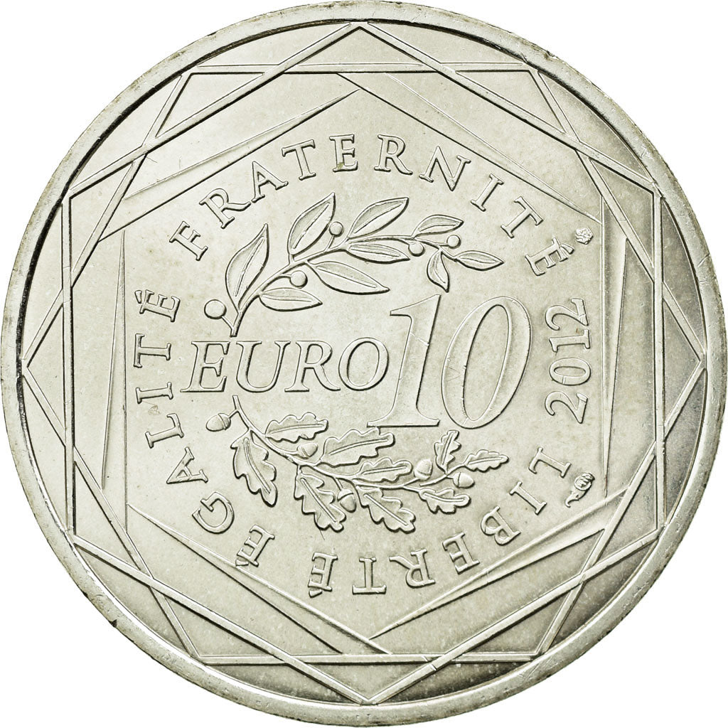 Coin, France, 10 Euro, 2012, MS(63), Silver, KM:1884