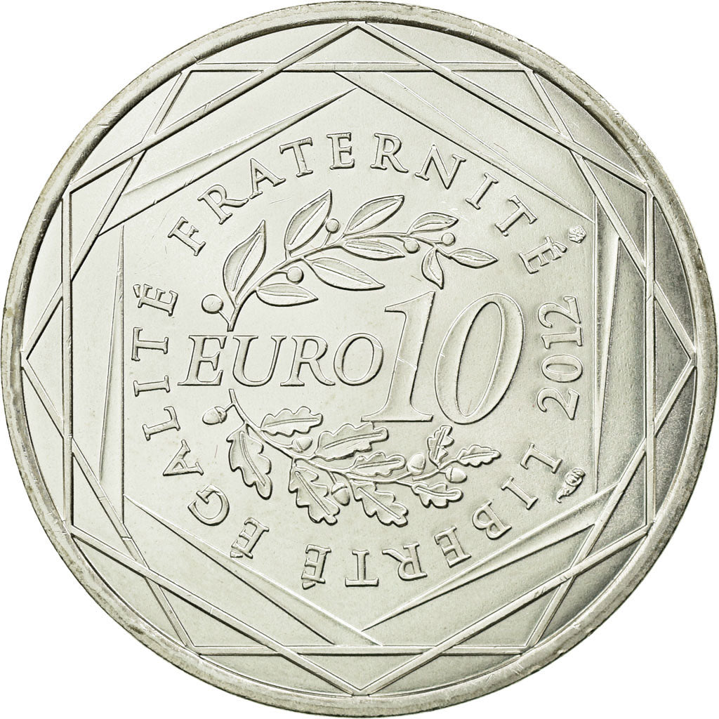 Coin, France, 10 Euro, 2012, MS(63), Silver, KM:1879