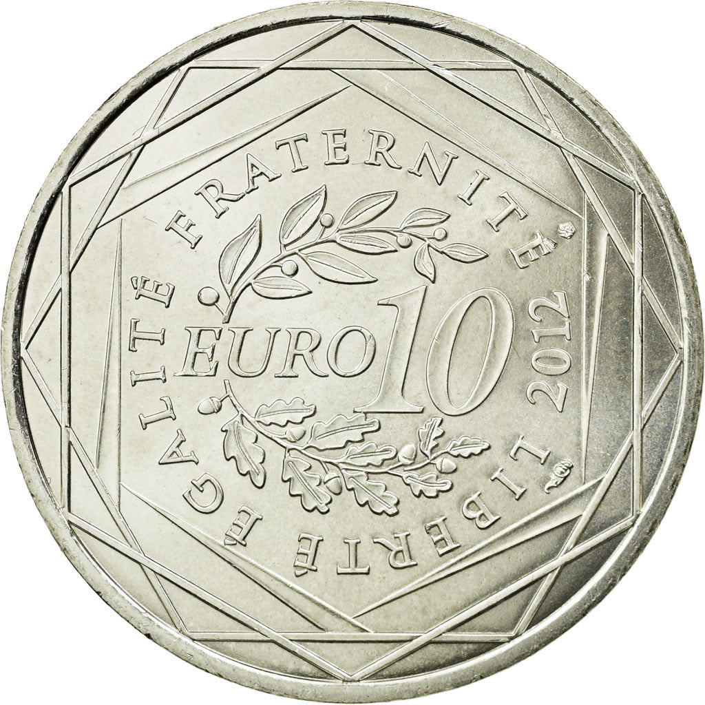 Coin, France, 10 Euro, 2012, MS(63), Silver, KM:1885