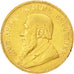 SOUTH AFRICA, Pond, Een, 1897, KM #10.2, EF(40-45), Gold, 7.96