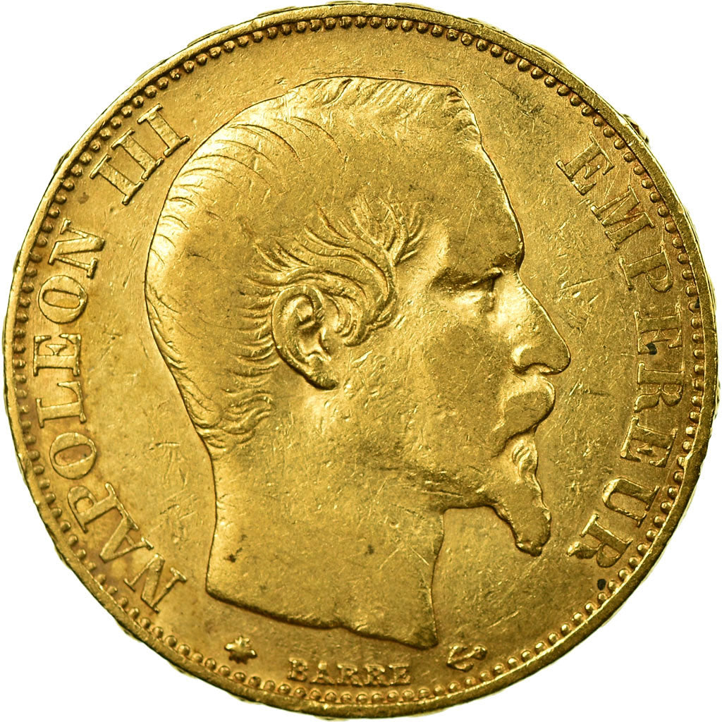 Munten, Frankrijk, Napoleon III, Napoléon III, 20 Francs, 1860, Strasbourg