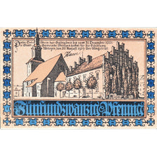 Geldschein, Deutschland, Wriezen, 25 Pfennig, Eglise, 1921, UNZ-, Mehl:1456.1