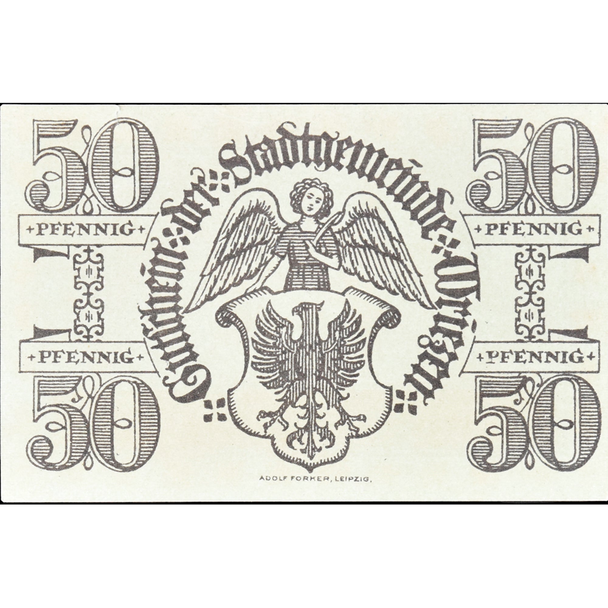 Banknote, Germany, Wriezen, 50 Pfennig, Eglise, 1921, UNC(63), Mehl:1456.1