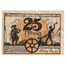 Banconote, Germania, Lübz, 25 Pfennig, forgeron, 1922 BB Mehl:FS 835.1