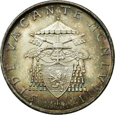 Monnaie, Cité du Vatican, Sede Vacante, 500 Lire, 1958, SUP+, Argent, KM:57