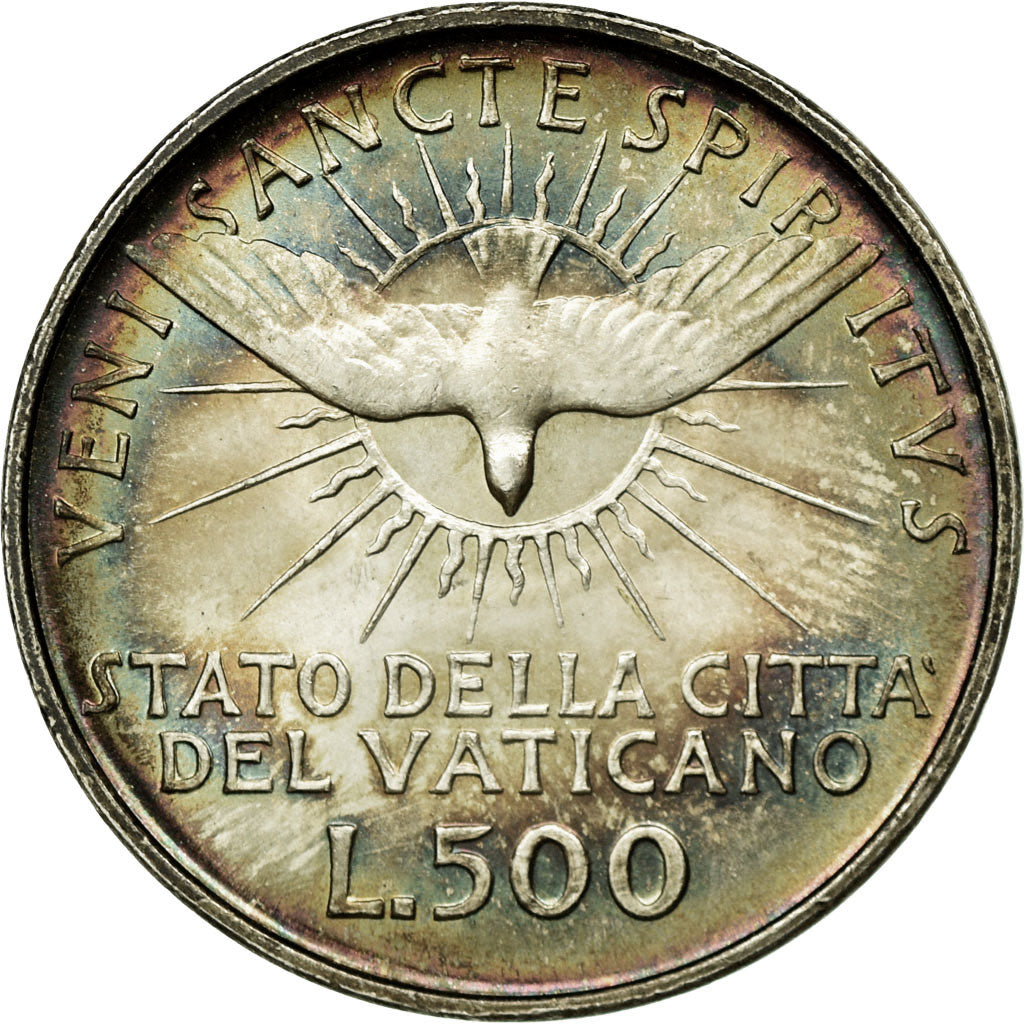Monnaie, Cité du Vatican, Sede Vacante, 500 Lire, 1958, SUP+, Argent, KM:57