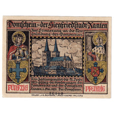 Banknote, Germany, Xanten, 50 Pfennig, chevalier, 1921 UNC(63) Mehl:1464.1b