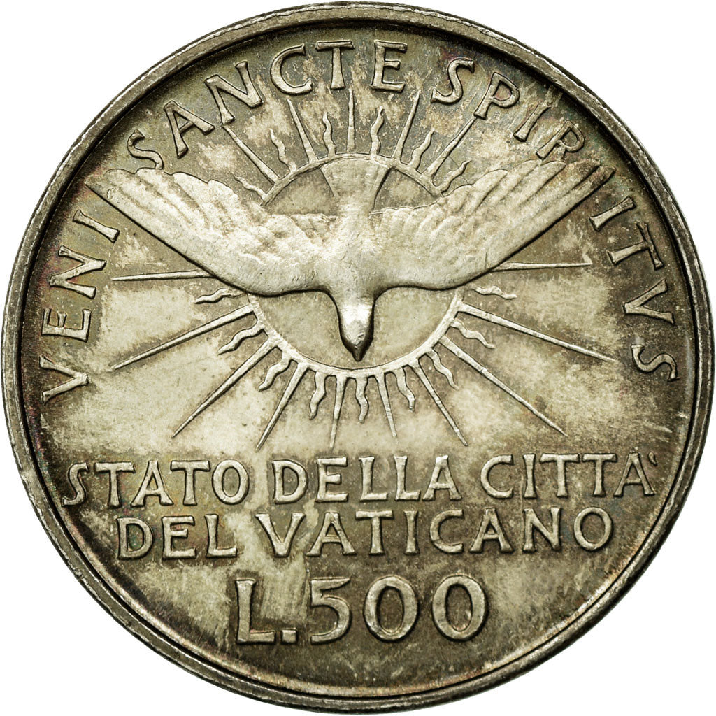 Monnaie, Cité du Vatican, Sede Vacante, 500 Lire, 1958, SUP+, Argent, KM:57
