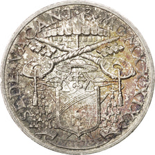 VATICAN CITY, 10 Lire, 1939, KM #21, MS(60-62), Silver, 27, 10.05