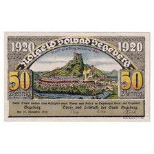 Banknote, Germany, Segeberg, 50 Pfennig, château, 1920 UNC(63) Mehl:1218.1