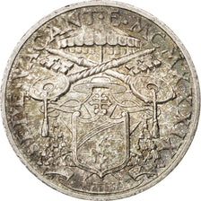 VATICAN CITY, 10 Lire, 1939, KM #21, MS(60-62), Silver, 27, 10.05