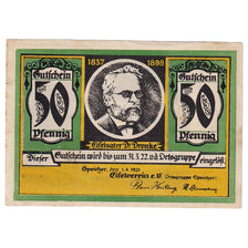 Banknote, Germany, Sorau, 50 Pfennig, portrait, 1921 AU(55-58) Mehl:1248.1
