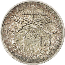 VATICAN CITY, 5 Lire, 1939, KM #20, MS(63), Silver, 23, 5.03