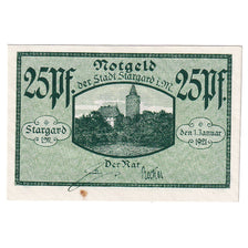 Banknote, Germany, Stargard, 25 Pfennig, village 1921-01-01, UNC(63) Mehl:S102