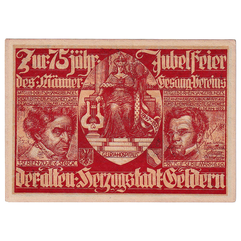 Banknote, Germany, Geldern, 75 Pfennig, roi, 1922 UNC(63) Mehl:415.1
