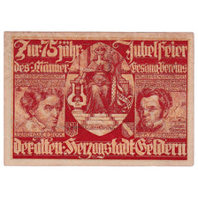 Banknote, Germany, Geldern, 75 Pfennig, personnage 1922-08-21 UNC(63) Mehl:415.1