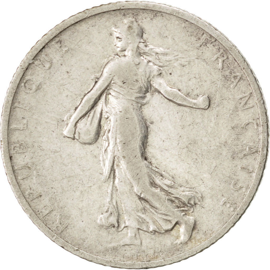 FRANCE, Semeuse, Franc, 1899, Paris, KM #844.1, VF(30-35), Silver, 23, Gadoury..