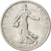 FRANCE, Semeuse, Franc, 1902, Paris, KM #844.1, VF(20-25), Silver, 23, Gadoury..
