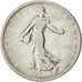 FRANCE, Semeuse, Franc, 1902, Paris, KM #844.1, VF(20-25), Silver, 23, Gadoury..