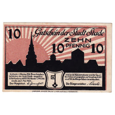 Banknote, Germany, Stade, 10 Pfennig, village, 1920 UNC(63) Mehl:S96.3a