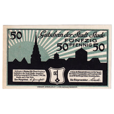 Banknote, Germany, Stade, 50 Pfennig, village, 1920 UNC(63) Mehl:S96.3a