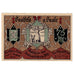 Banknote, Germany, Saalfeld, 75 Pfennig, rue, 1921, UNC(63) Mehl:1155.5a